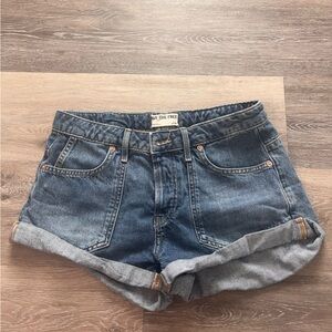 We the free Denim Blue Women's Shorts